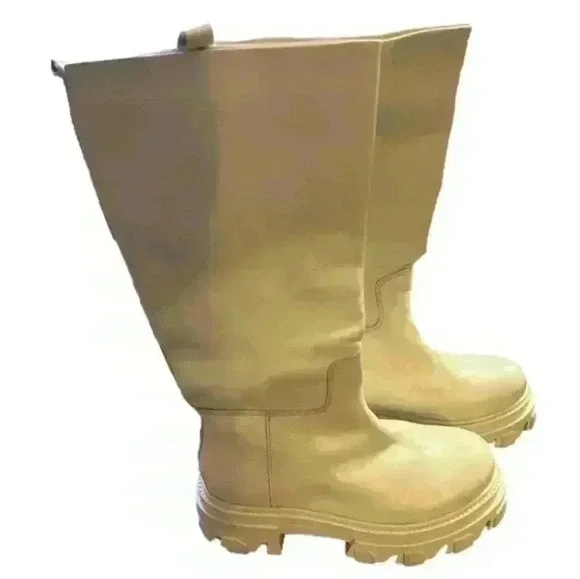 Steve Madden Priority Knee High Boots, Women's Size 5.5 M, Bone - Picture 3 of 4